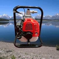 Motopompa 1" DRK, 1 Tol, 7 m3, 3CP, Motor 2 Timpi