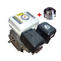 Motor Motocultor Benzina , DRK, Model GX200 ,7 cp, Ax Pana + Fulie Motor Dubla, Pana, 20mm