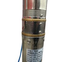 Pompa submersibila cu turbina DRK 3.5SDM2-8, cablu de alimentare 15 metri + Presostat Electronic DRK cu priza, Model PC-13AB