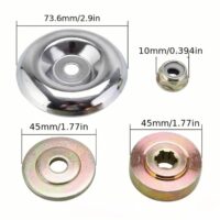 Kit reparatie angrenaj unghiular motocoasa, set flansa, saiba, piulita