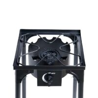 Arzator Pirostrie DRK, Model EX-01 cu suport tip masa 1 arzator 3 focuri reglabila pe inaltime (45-75cm)