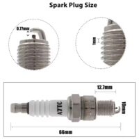 Bujie A7TC – Piesa Ideală pentru Scutere 4T, ATV-uri 50-125cc și Motoare Mici