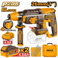 Ciocan Rotopercutor 20V BL 26mm cu 2 Acumulatori 4Ah CRHLI262085E